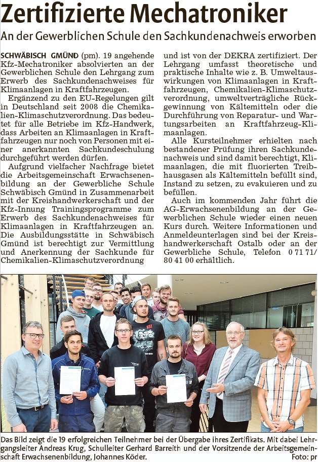 Remszeitung Klimaschein 2016